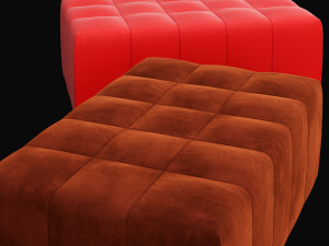 pouf 3 big 3D Model