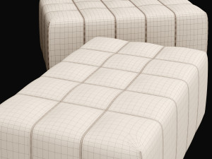 pouf 3 big 3D Model