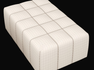 pouf 3 big 3D Model