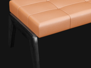 bed bench 9 Model 3D