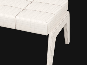 bed bench 9 Model 3D