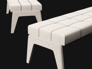 bed bench 9 3D Model