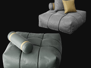 Pouf 4 big Model 3D