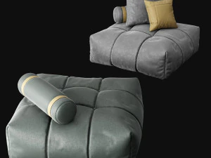 Пуф 4 великий 3D Модель