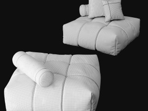 Pouf 4 big Modello 3D
