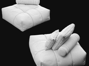 Pouf 4 big 3D Model