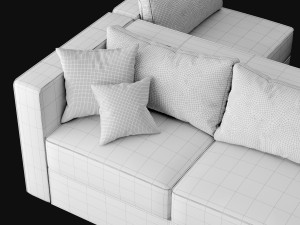 Module sofa 3Dモデル