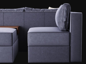 Module sofa 3Dモデル
