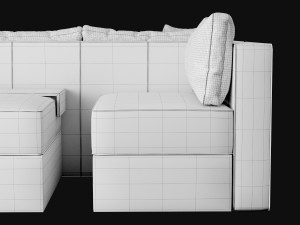 Module sofa 3Dモデル