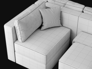 Module sofa 3Dモデル