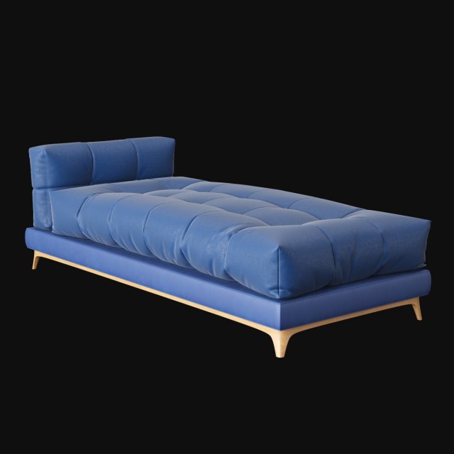 Daybed 2 3D Model .c4d .max .obj .3ds .fbx .stl .blend 