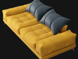 Modern sofa 2 seat 3D मॉडल