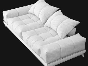 Modern sofa 2 seat 3D मॉडल