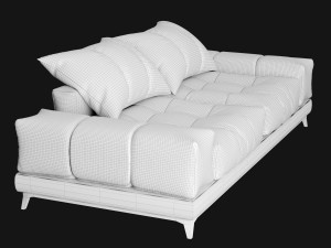 Modern sofa 2 seat 3D मॉडल