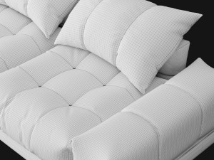 Modern sofa 2 seat 3D मॉडल