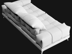 Modern sofa 2 seat 3D मॉडल