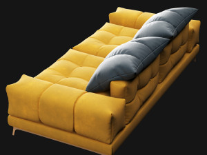 Modern sofa 2 seat 3D मॉडल