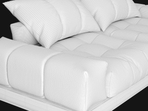 Modern sofa 2 seat 3D मॉडल