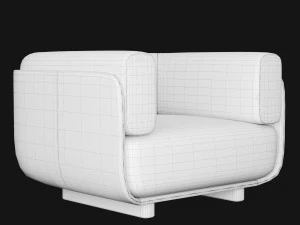 Shaal collection chair 3D Model