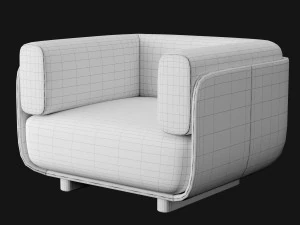 Shaal collection chair 3D Model