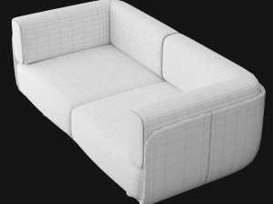 Shaal collection sofa 3D 模型