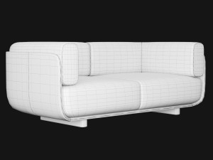 Shaal collection sofa 3D 模型