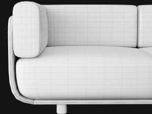 Shaal collection sofa 3D 模型