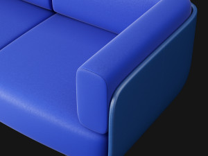Shaal collection sofa 3D 模型