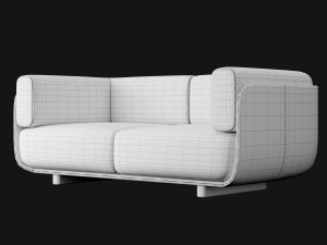 Shaal collection sofa 3D 模型