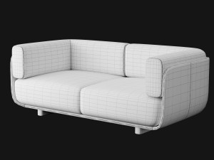 Shaal collection sofa 3D 模型