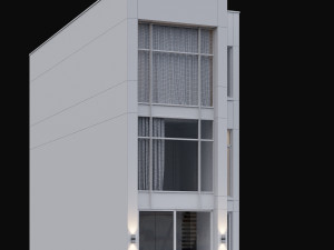 Modern house 07 Model 3D