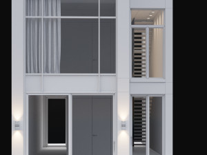 Modern house 07 Model 3D