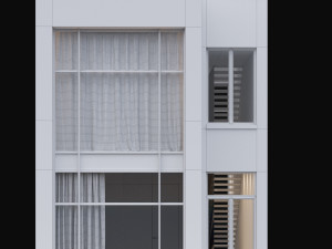 Modern house 07 Model 3D