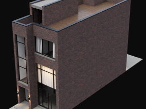 Modern house 07 Model 3D
