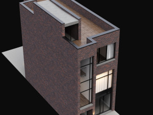 Modern house 07 Model 3D