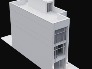 Modern house 07 Model 3D