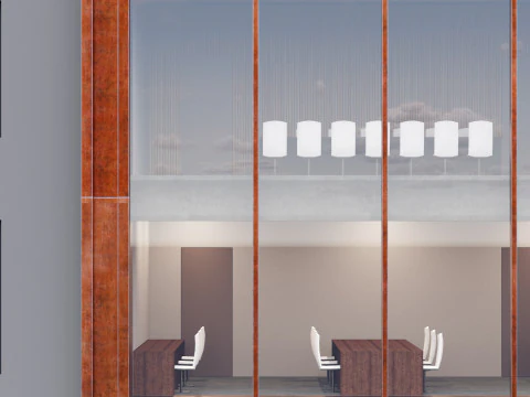 Modern building fasade 1 3D Model