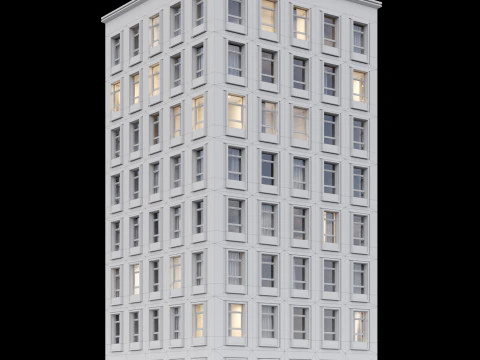 Modern gebouw 2 3D Model