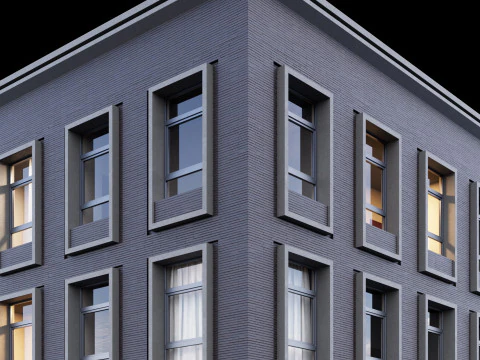 Modern gebouw 2 3D Model