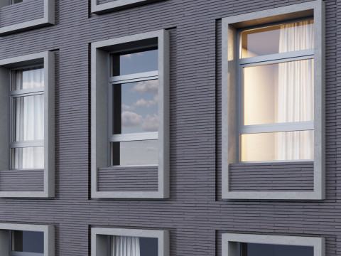 Modern building 2 Modello 3D