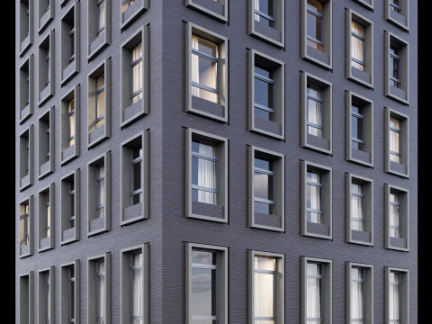 Modern gebouw 2 3D Model