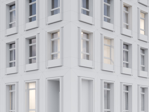 Modern building 2 Modello 3D