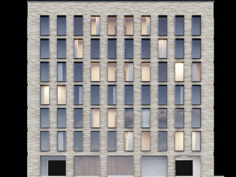 Modern building 3 3D Model