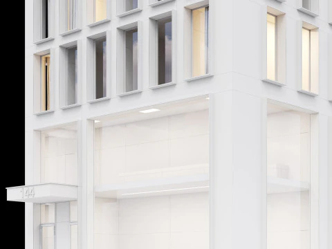 Modern building 3 3D Model