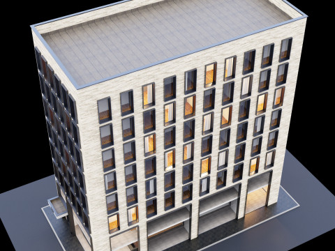 Modern building 3 3D 모델