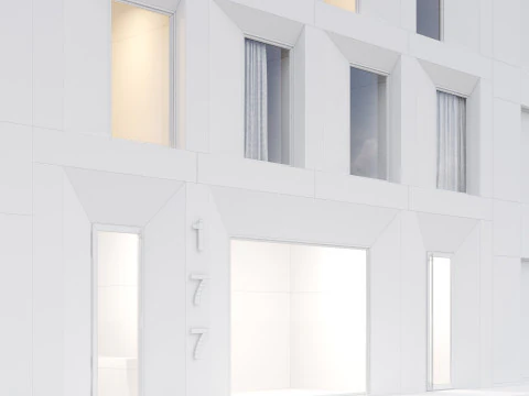 Modern building fasade 4 3D Model