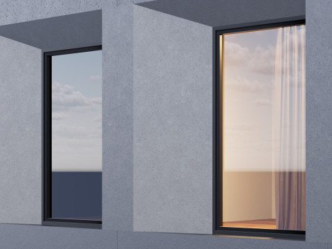 Modern building fasade 4 3D Model