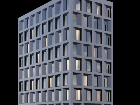 Modern building 4 3D Модель