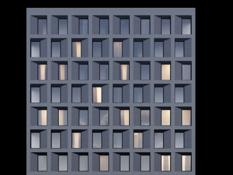 Modern building 4 Modelo 3D