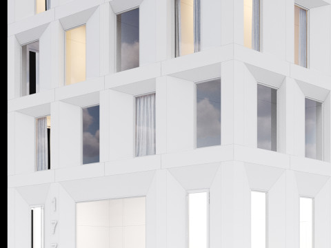Modern building 4 Modelo 3D